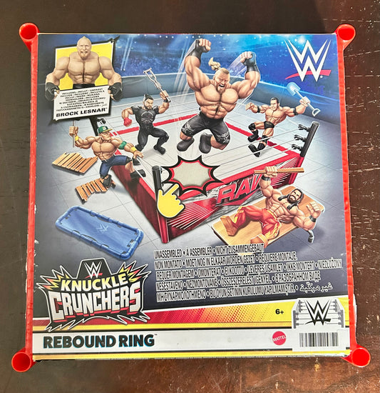 WWE Action Figure Playset Knuckle Crunchers Rebound Ring 21575