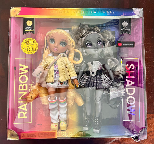 Rainbow High Shadow High Special Edition Madison Twins 2-Pack Fashion Dolls 59277