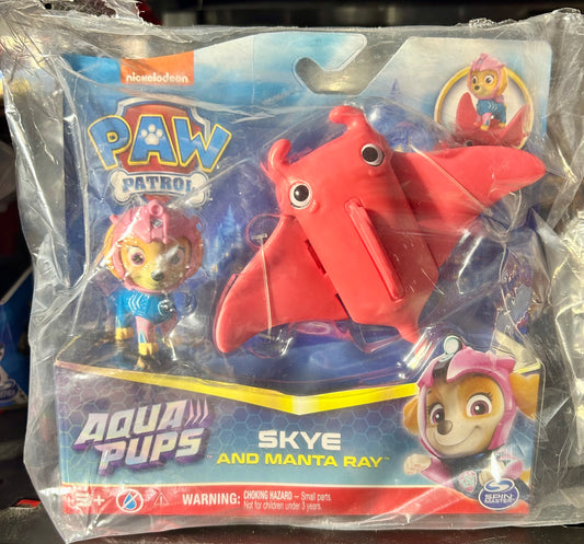 PAW Patrol, Aqua Pups Skye and Manta Ray Action Figures Set 447017