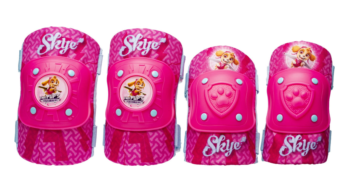 Paw Patrol Skye Elbow & Knee Pad Set with Bike Bell 98401