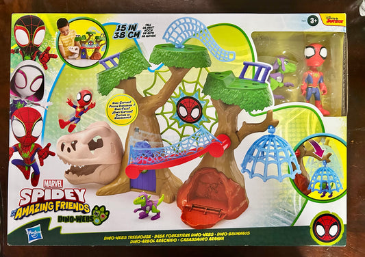 Spidey and His Amazing Friends Dino-Webs Treehouse Playset 234896