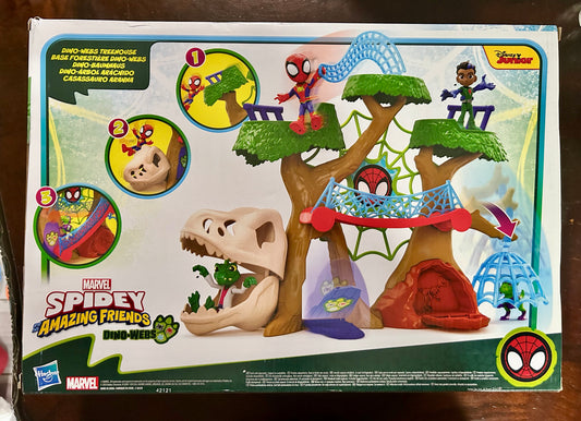 Spidey and His Amazing Friends Dino-Webs Treehouse Playset 234896