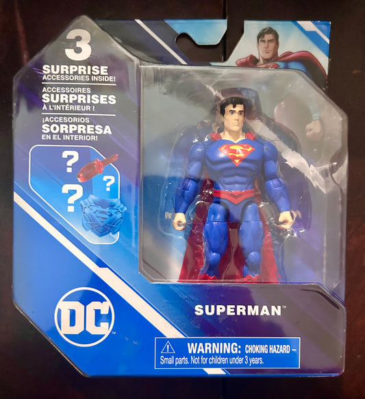 DC Comics Superman Collectible Mini 4” Action Figures 42335