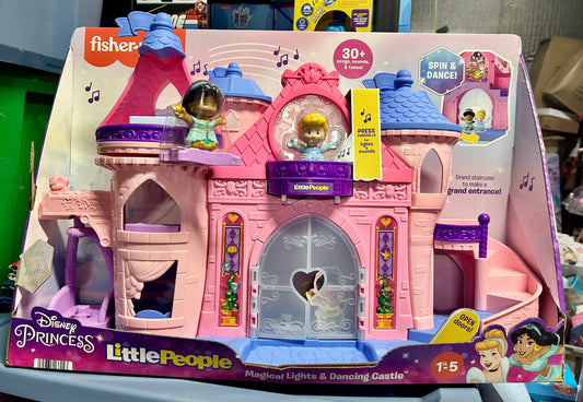 Disney Princess Magical Lights & Dancing Castle Little People Toddler Playset 13804