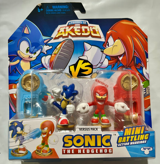 Sonic The Hedgehog. Mini Battling Action Warriors: Sonic Versus Knuckles 15438