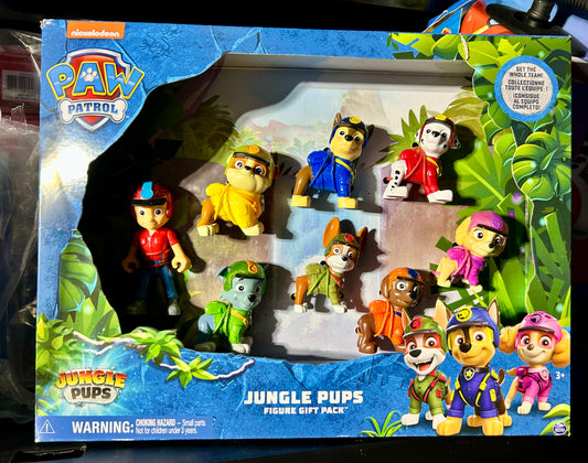 Paw Patrol: Jungle Pups, 8-Piece Figures Gift Pack 49835