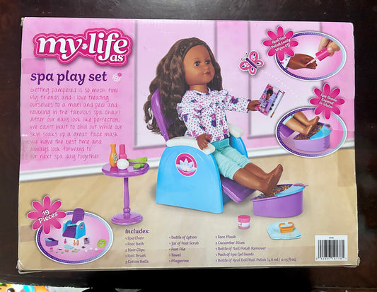 My Life As 19-Piece Spa Play Set For 18” Dolls 191781