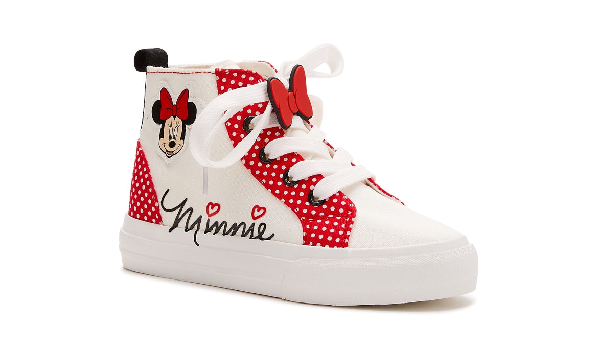 Minnie Mouse Girls High Top Sneakers