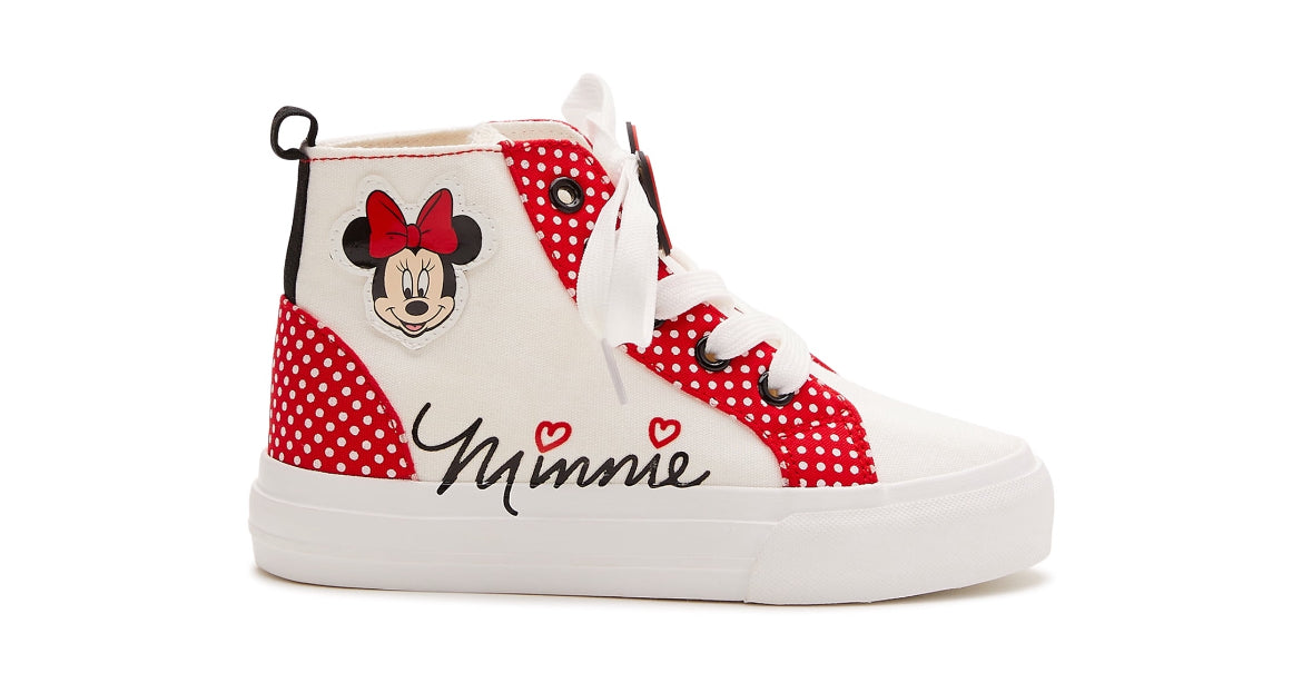 Minnie Mouse Girls High Top Sneakers