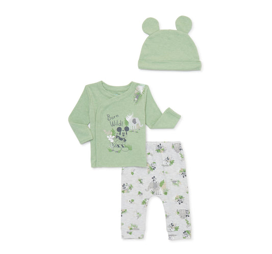 Mickey Mouse Unisex Infant Take Me Home Set, 3-Piece