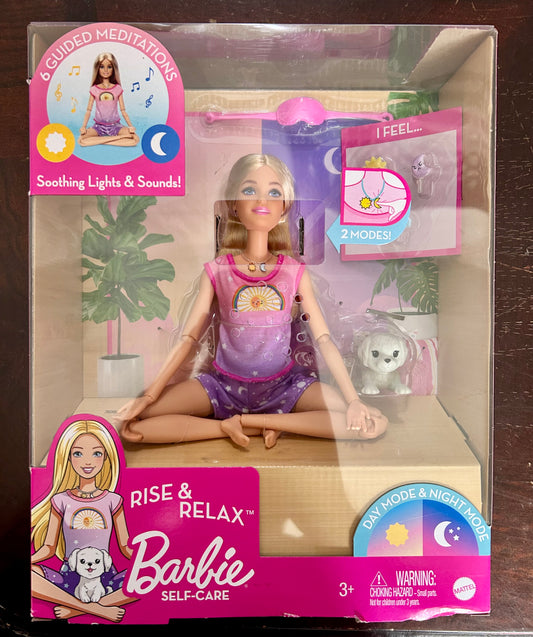 Barbie Self Care Rise and Relax Doll with Lights & Sounds 01503