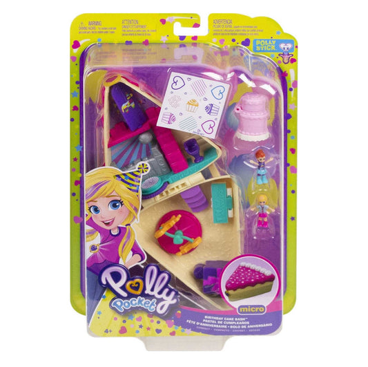 Polly Pocket Pocket World Birthday Cake Bash Compact Playset 76592