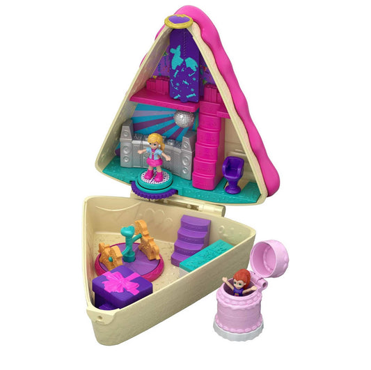 Polly Pocket Pocket World Birthday Cake Bash Compact Playset 76592