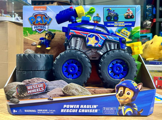 PAW Patrol: Rescue Wheels Chase’s Power Haulin’ Cruiser with Lights, Sounds & Figure 01780