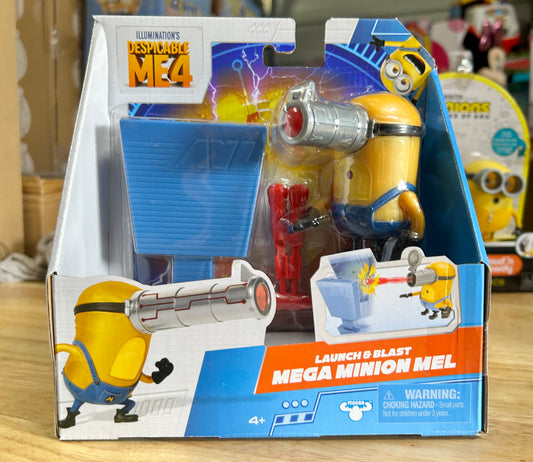 Despicable Me 4 Launch & Blast Mega Minion Mel Action Figure 59281