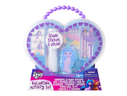 Valentine My Little Pony Deluxe Activity Heart, (32 Piece) 51906