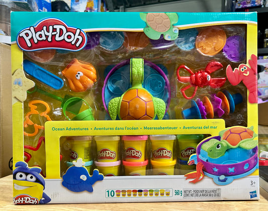 Play-Doh Ocean Adventure Mega Set with 10 Pack of Play-Doh & 20 Tools, 75882