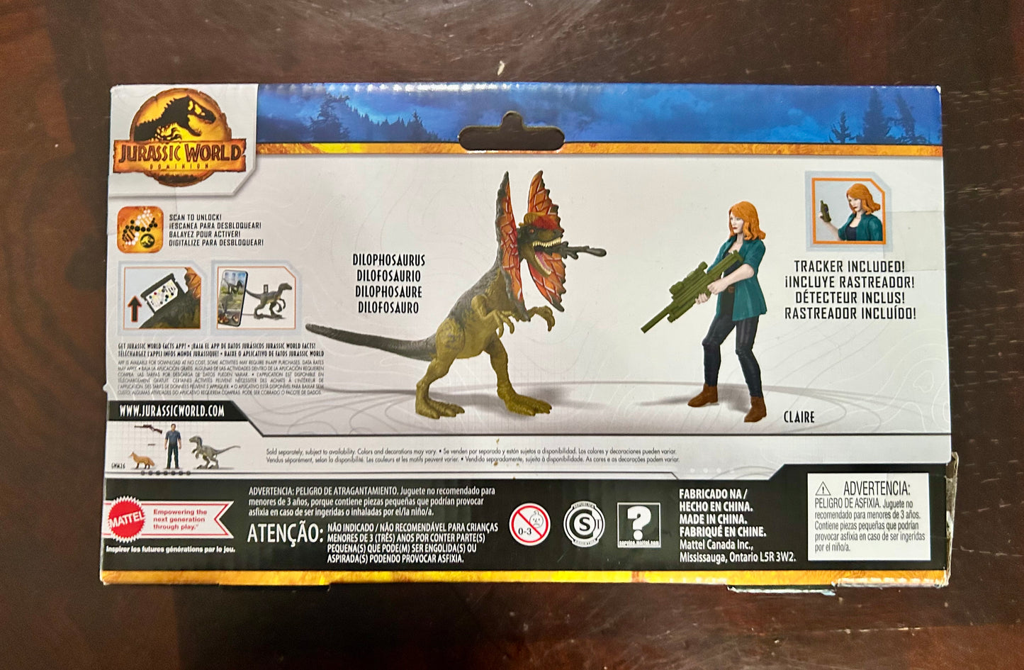 Jurassic World Claire & Dilophosaurus Set 94277