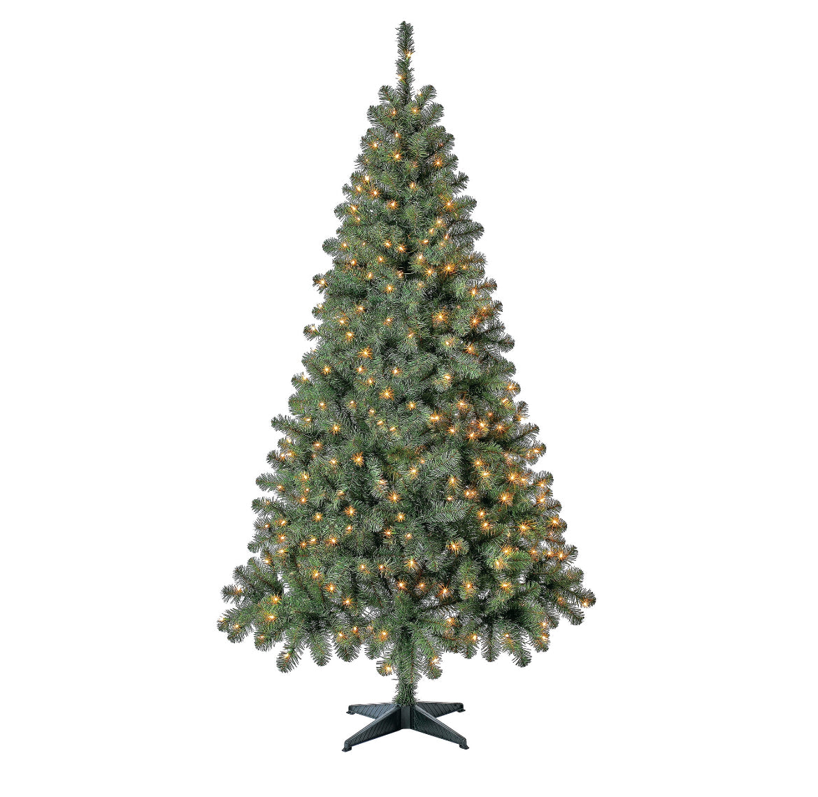 Holiday Time 6.5 Foot Pre-Lit Madison Pine Clear Lights Christmas Tree 54097