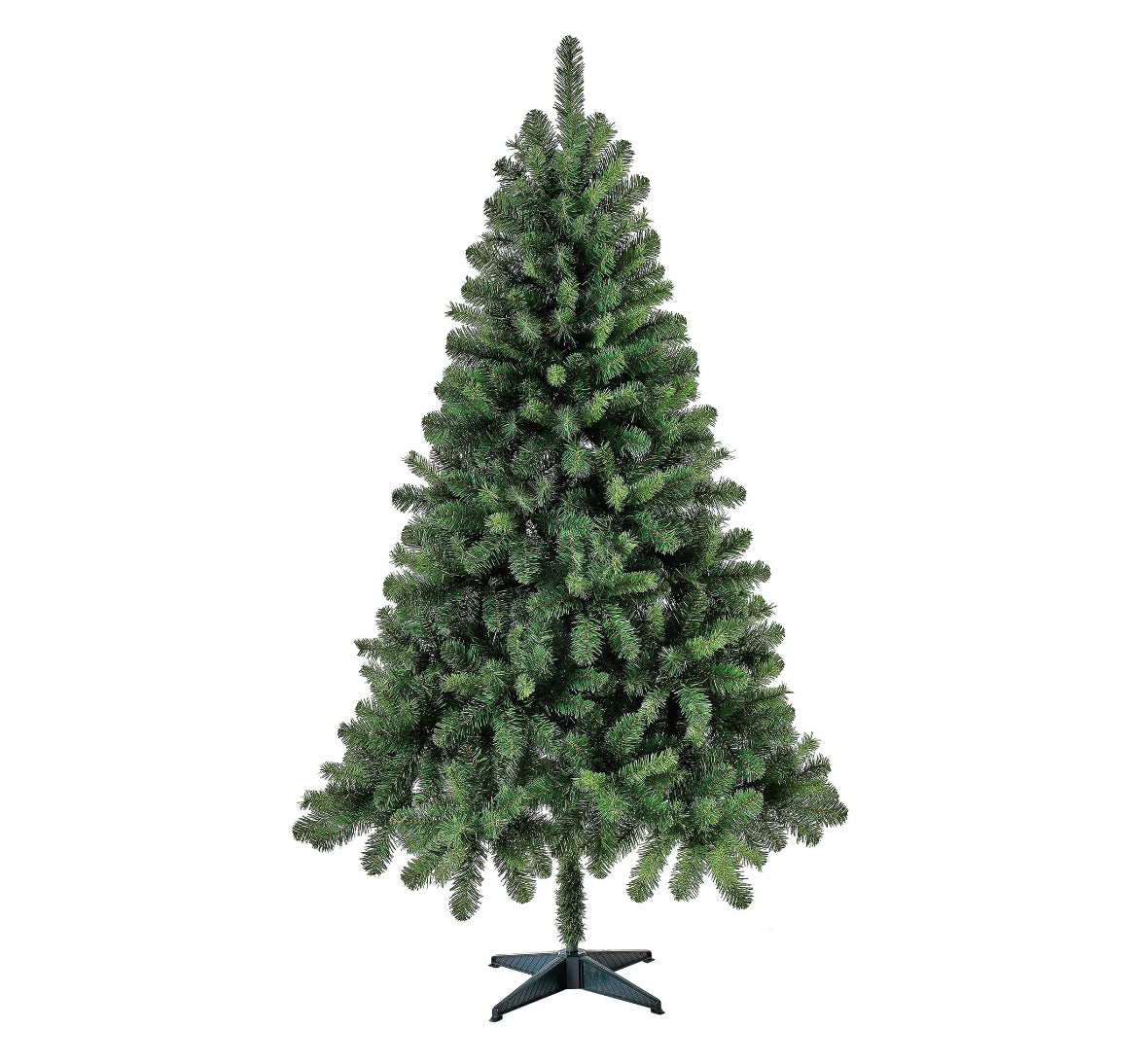 Holiday Time 6.5 Foot Non-Lit Jackson Spruce Green Christmas Tree 54071