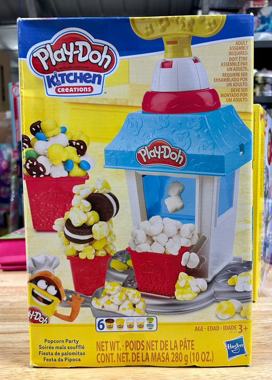 Play-Doh Kitchen Creations Popcorn Party Play Food Set, 6 Cans (10 oz) 80950