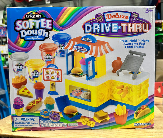 Cra-Z-Art Softee Dough Deluxe Drive-Thru Activity Set 66200