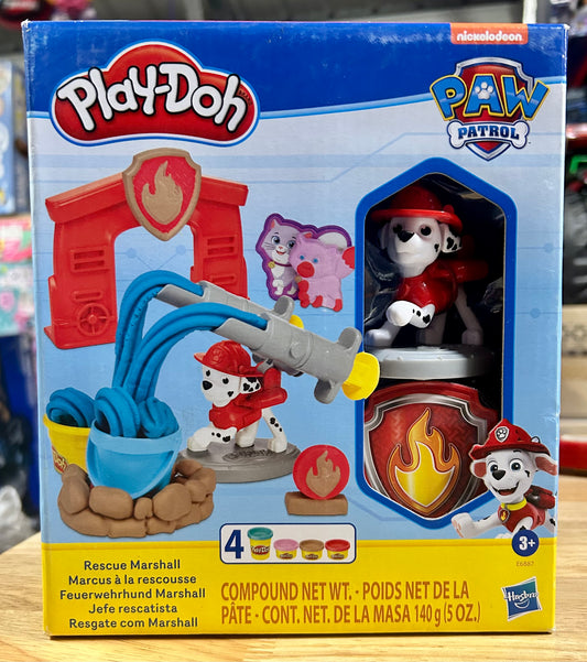 Play-Doh PAW Patrol Rescue Marshall Figure and Toolset, 4 Cans (5 oz) 85098