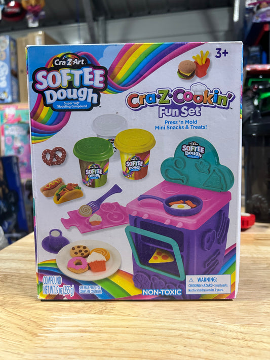 Cra-Z-Art Softee Dough Cra-Z-Kitchen Activity Kit with Many Colors 66188