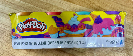 Play-Doh 4-Pack of Sweet Colors Modeling Compound, Blue, Pink, Orange, & Purple, 74511