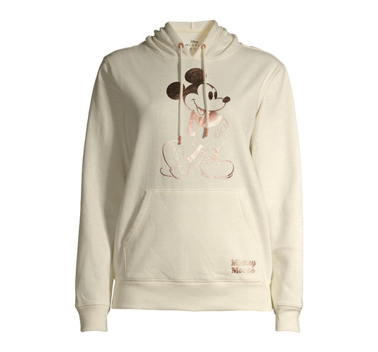 Disney Mickey Mouse Women’s Ivory Hoodie