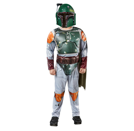 Star Wars Boba Fett Boys Size Small 4-6 Dress Up Halloween Costume 00514