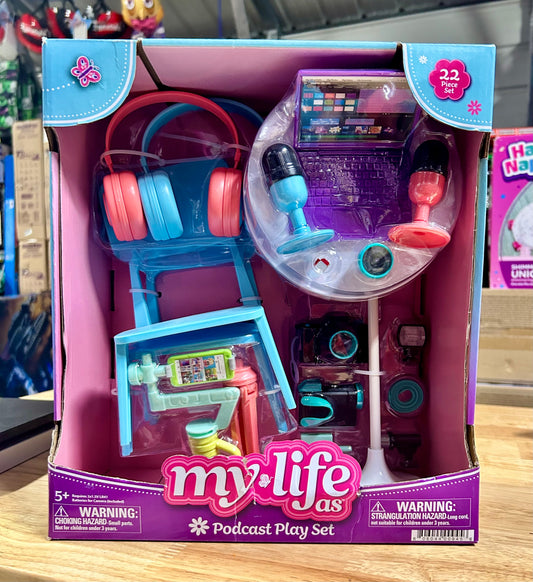My Life As Podcast Playset for 18” Doll 00945