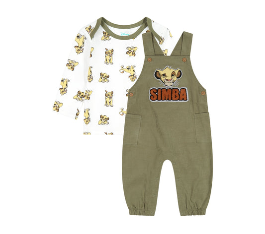 The Lion King Baby Boy Overall Set