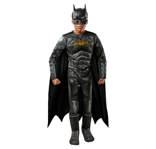 The Batman Deluxe Boys Small (6-7) Dress Up Halloween Costume 02719