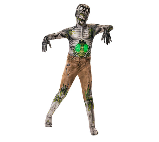 Morphsuit Radioactive Zombie Boys Med (8) Dress Up Halloween Costume Glow In Dark Slim Kit 07132