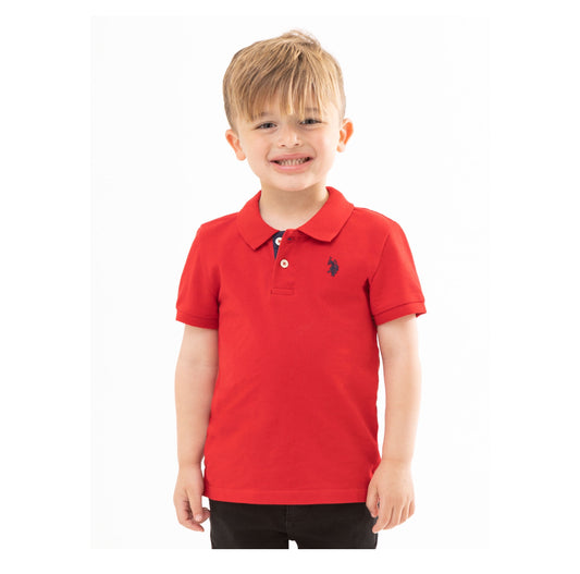 U.S. Polo Assn. Toddler Boys Pique Polo Shirt