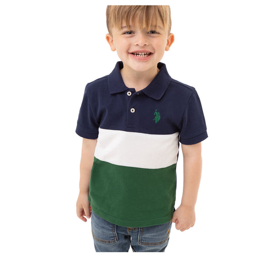 U.S. Polo Assn. Toddler Boy Striped Polo