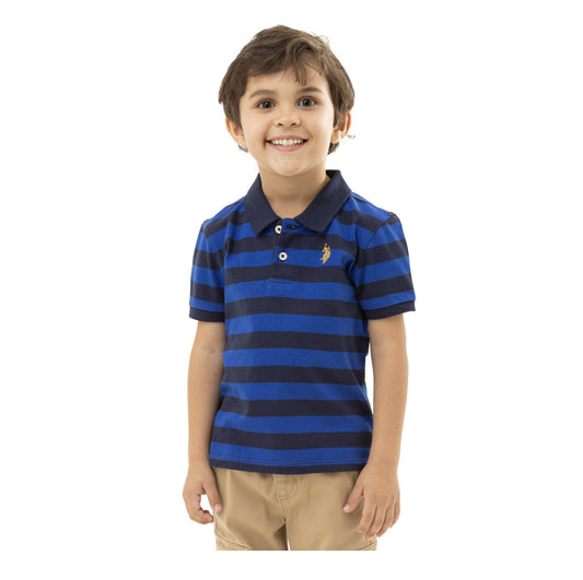 U.S. Polo Assn. Toddler Boy Striped Polo