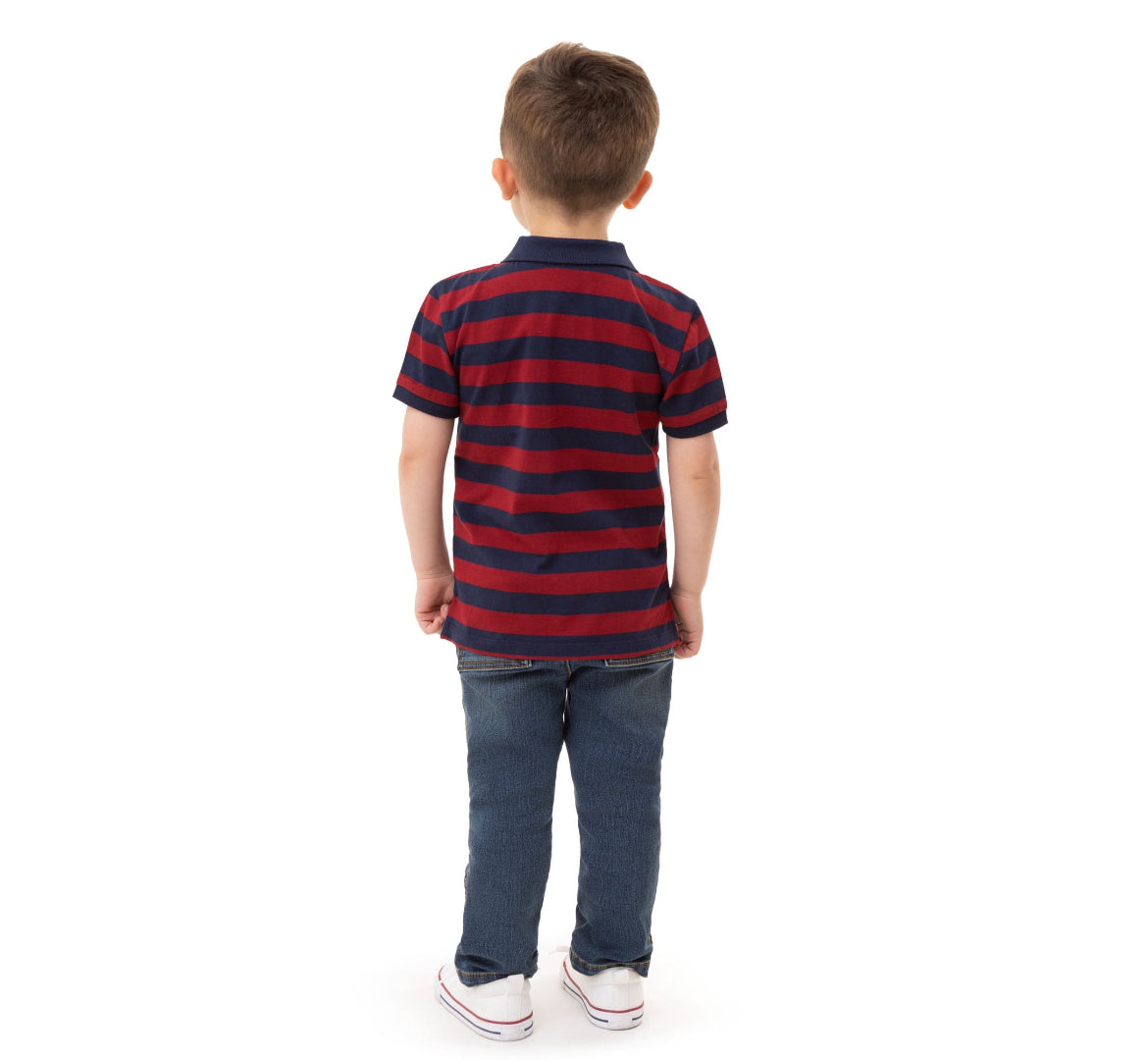 U.S. Polo Assn. Toddler Boy Striped Polo