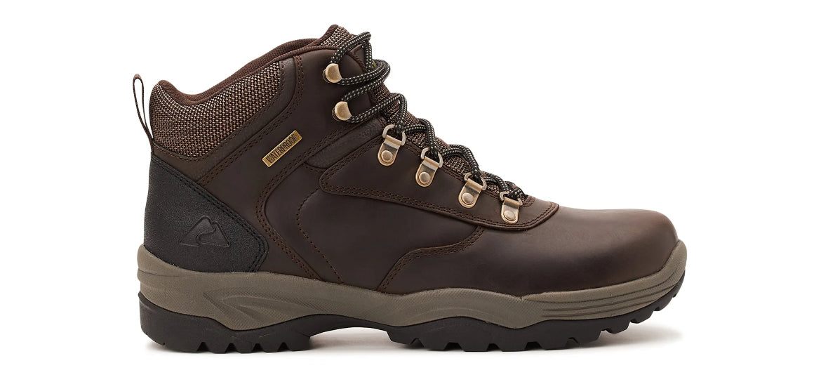 Ozark Trail Men's Shoes Waterproof Lace Up Athletic Boots, Medium Brown Size-11 040711