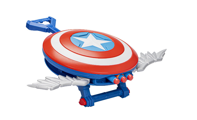 Marvel: Mech Strike Mechasaurs Captain America Redwing Nerf Toy Blaster 20650
