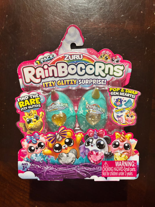 ZURU Rainbocorns 2 Pack Series 1 ITZY GLITZY Surprise Gem Hearts 00466