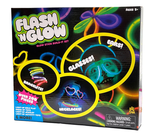 Flash N Glow - Glow Stick Build-It Set 200+ Piece Set 92465