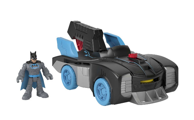 Imaginext DC Super Friends Bat-Tech Batmobile Transforming Vehicle & Light-Up Batman Figure 94655