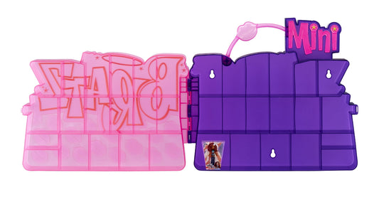 Mini Bratz Collector’s Case with Exclusive Collectible Figure, Holds 60+ Minis, Travel Case 59493