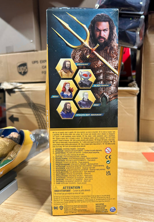 Aquaman 12" Action Figure - Movie-Inspired, Articulated & Collectible 34874