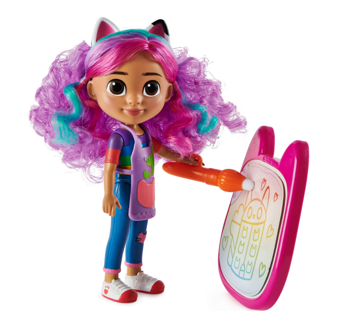 Gabby’s Dollhouse Rainbow Gabby Deluxe Craft Dolls 34835