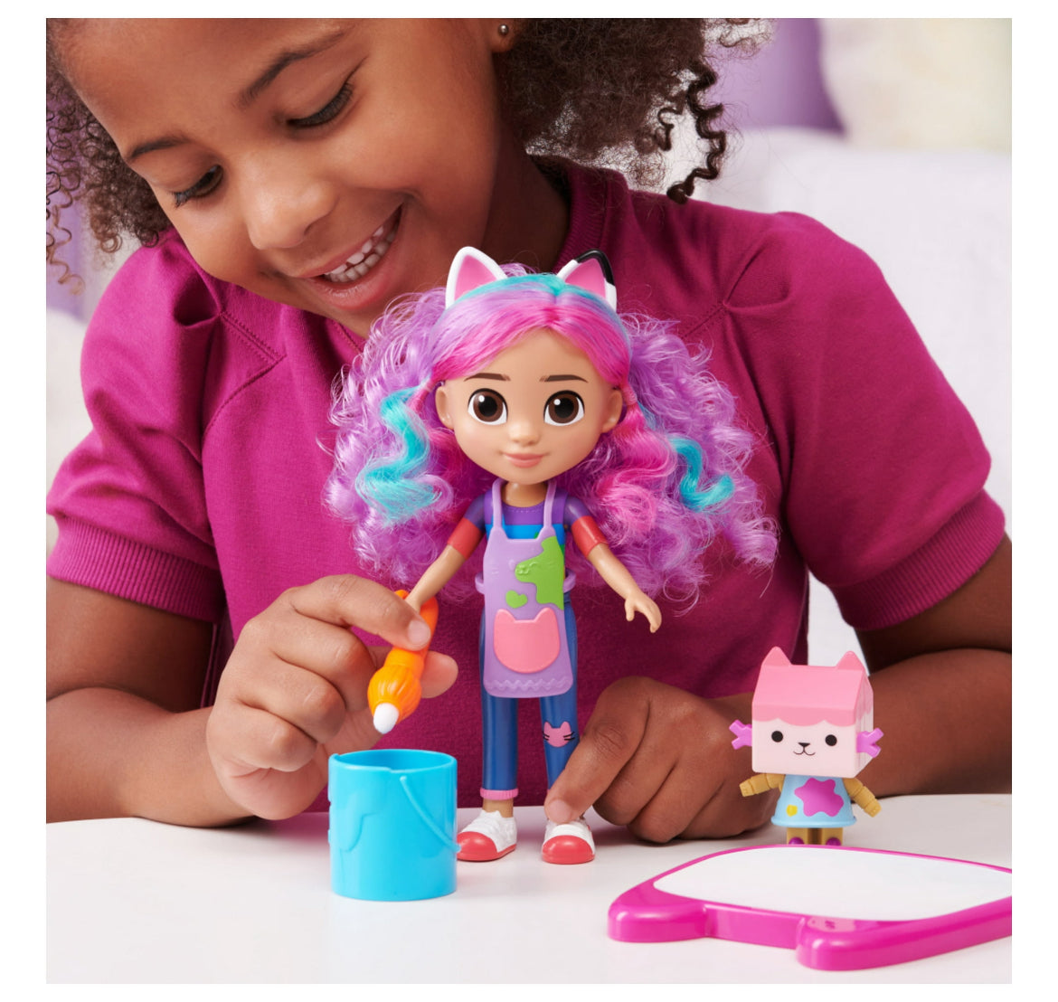 Gabby’s Dollhouse Rainbow Gabby Deluxe Craft Dolls 34835