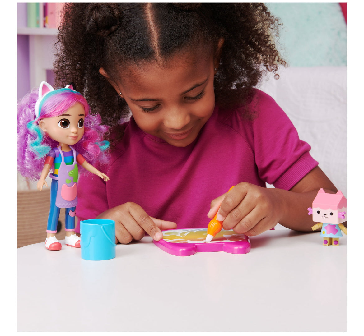 Gabby’s Dollhouse Rainbow Gabby Deluxe Craft Dolls 34835