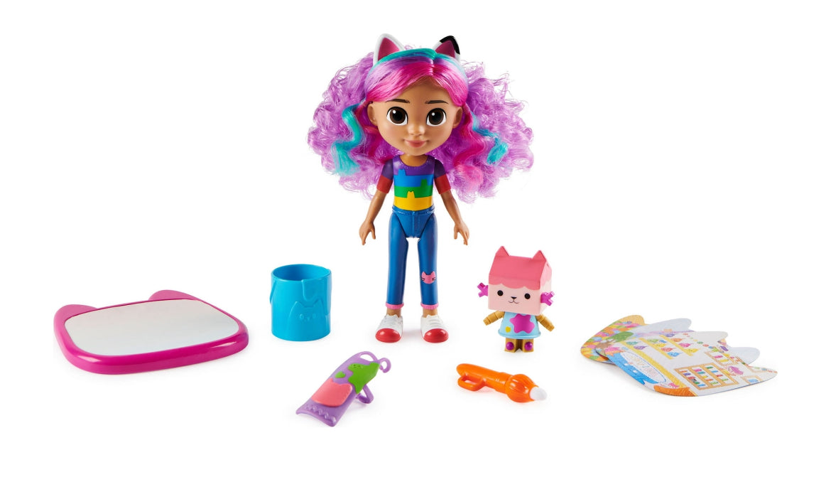 Gabby’s Dollhouse Rainbow Gabby Deluxe Craft Dolls 34835
